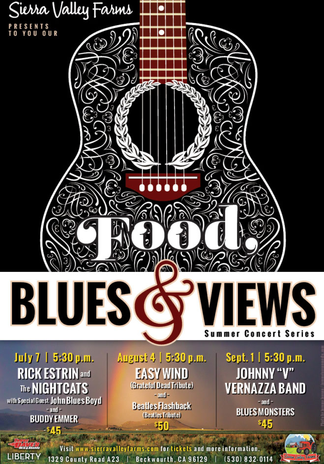 Full Size Food,Blues and Views poster